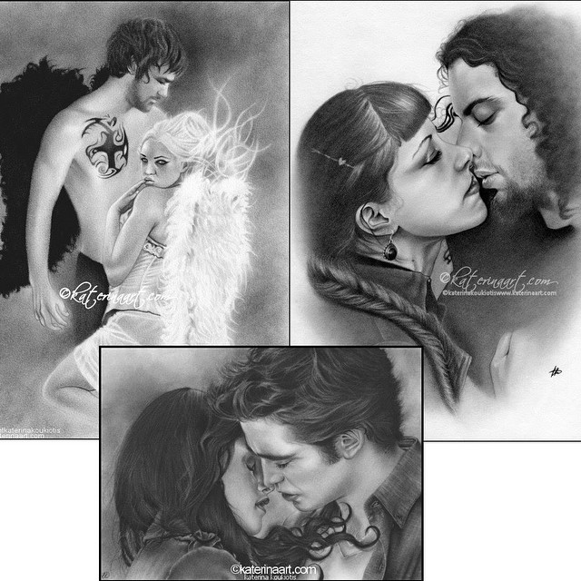 A few of my pencil romantic drawings Forbidden Love , Firs…